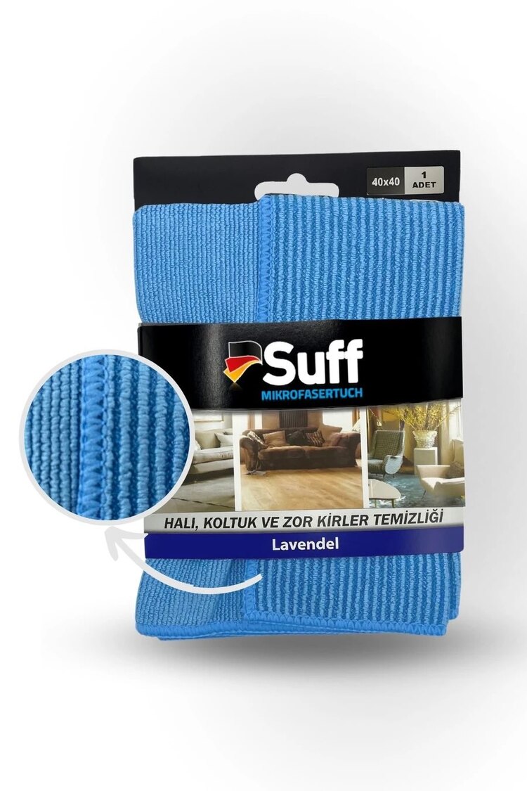 Suff Mikrofiber Temizlik (Kuaför) Bezi Zorlu Kirler İçin 40x40 cm