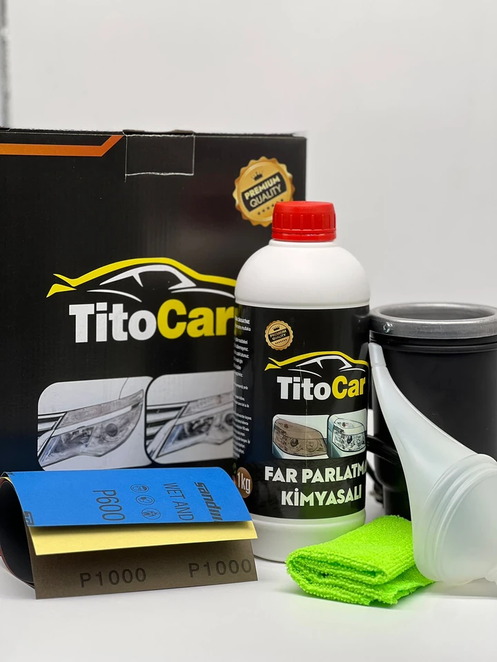 TitoCar Far Temizleme Seti