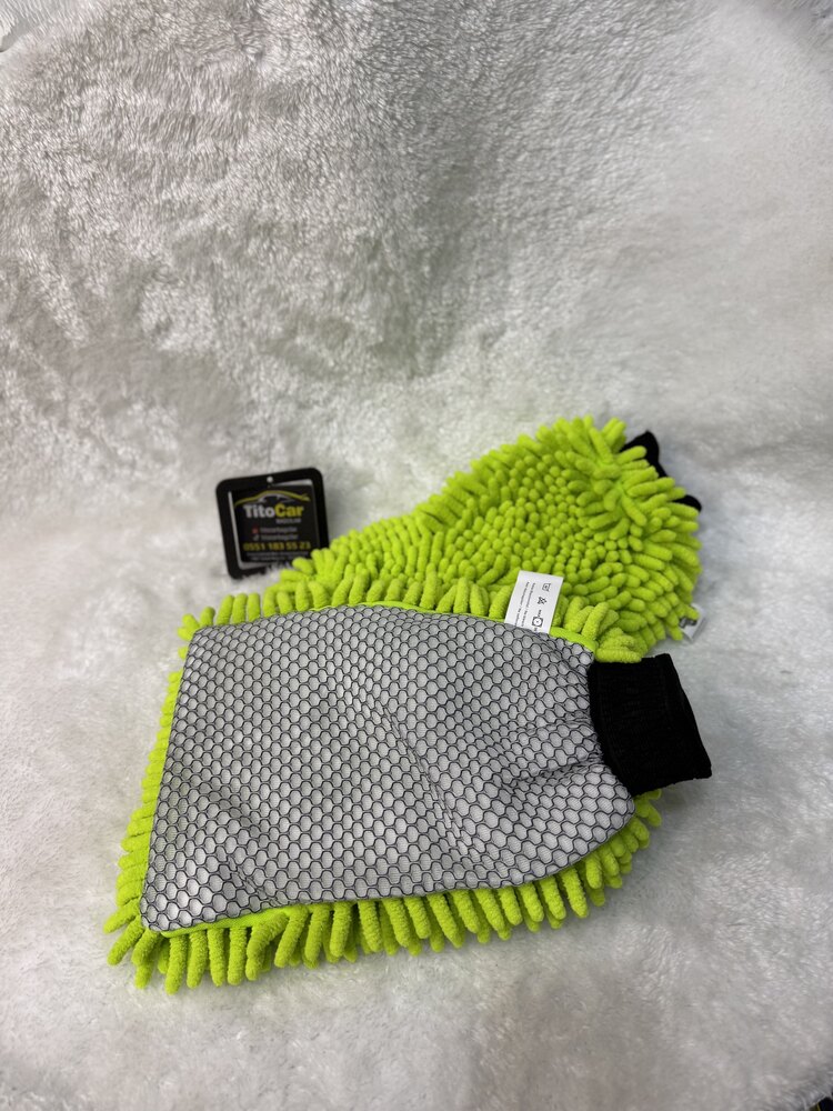 Euphrate Kfz Mikrofiber Oto Yıkama Eldiveni Yeşil 25x19 cm