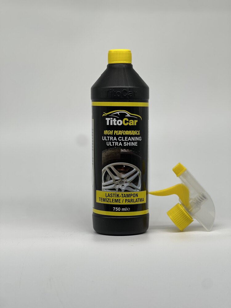 TitoCar Lastik Tampon Temizleme ve Parlatma Sıvısı 750 ml