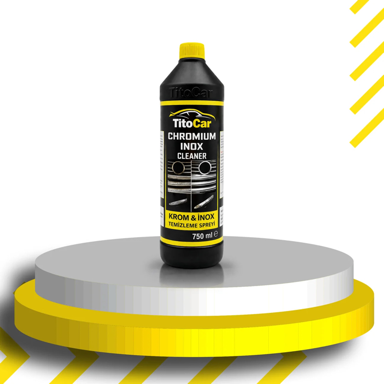 TitoCar Krom İnox Temizleme ve Parlatma Sıvısı 750 ml