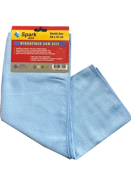 Spark 2313 Mikrofiber Cam Temizleme Bezi 50x70 cm