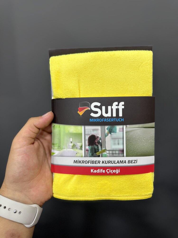 Suff Kadife Çiçeği Temizlik Bezi 40x40