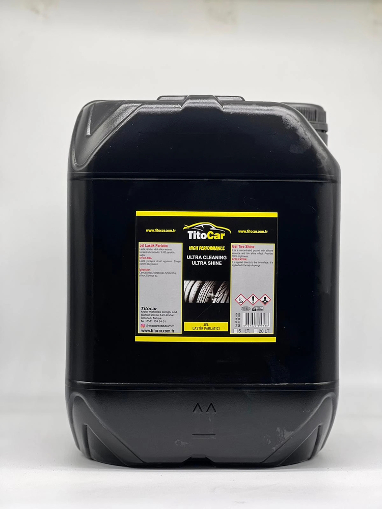 TitoCar Lastik Parlatıcı Jel 20 litre