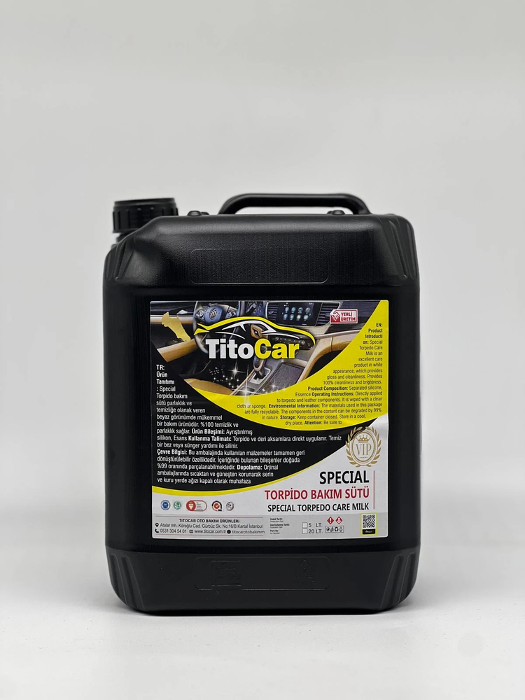 TitoCar Torpido Parlatıcı Süt 5 litre