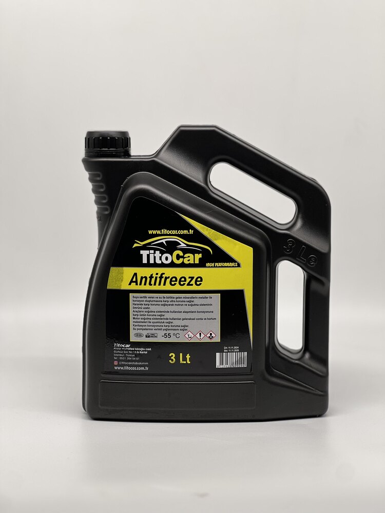 TitoCar Antifirizli -55° Dört Mevsim Motor Suyu 3 lt