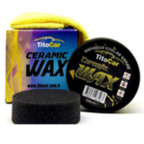TitoCar Seramik Wax Mikrofiber Bez ve Ped Hediyeli 150 gr