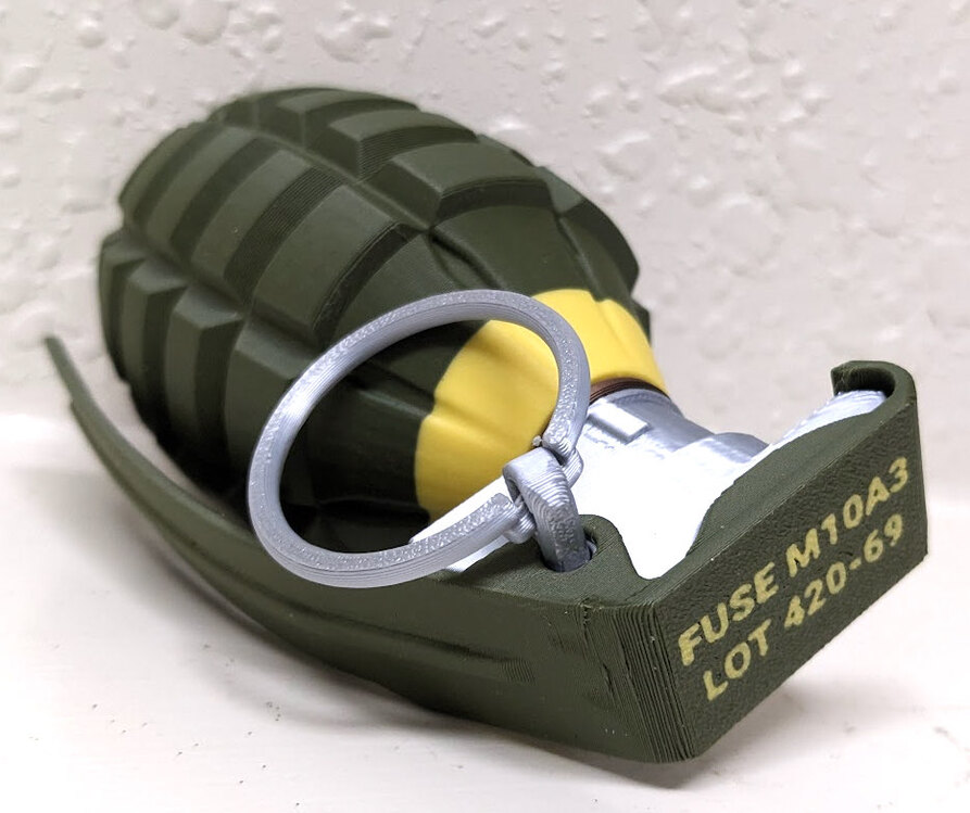 MK2 Pineapple Fonksiyonel El Bombası