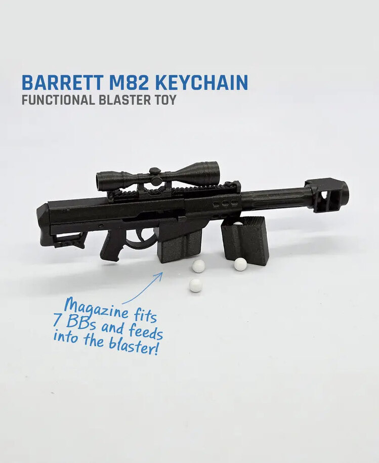 Boncuk Tabancası Anahtarlık - M82 Barrett