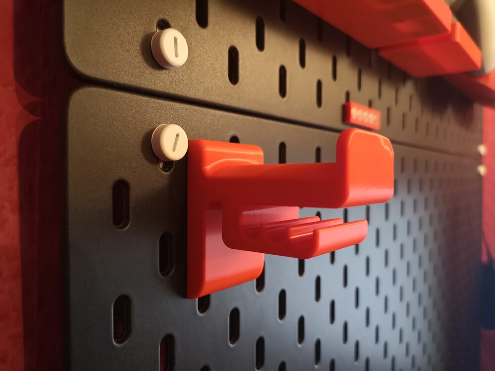 Ikea Skadis Pegboard Kulaklık Tutucu