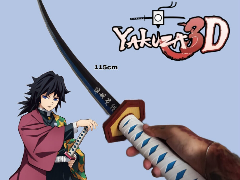 Tomioka Giyuu Katlanan Katana (Açıklamayı Okuyun)