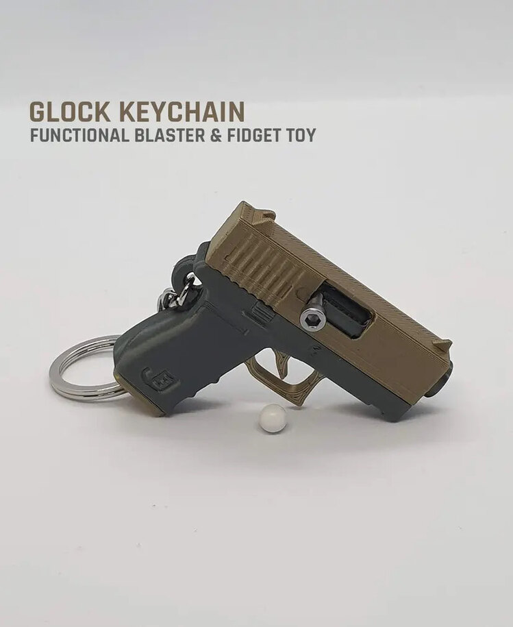 Boncuk Tabancası Anahtarlık - Glock