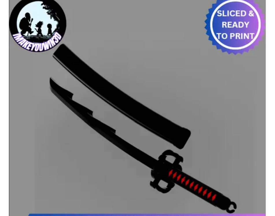 Bleach ichigo Bankai Katana Seti 1metre