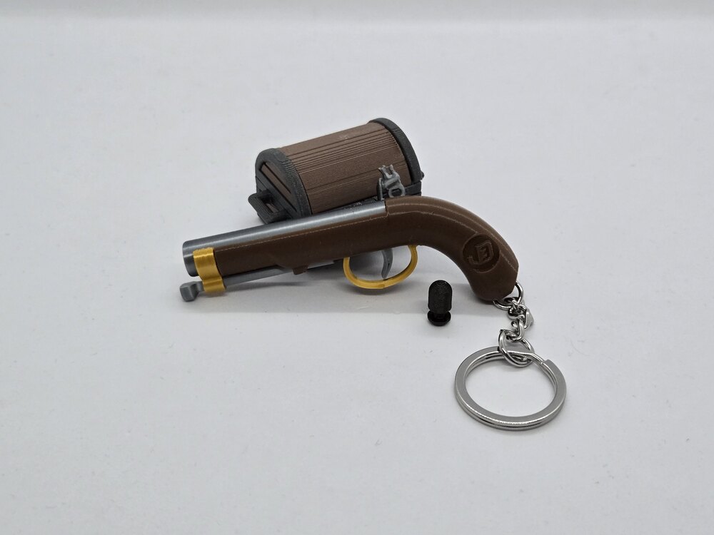 Boncuk Tabancası Anahtarlık - Flintlock
