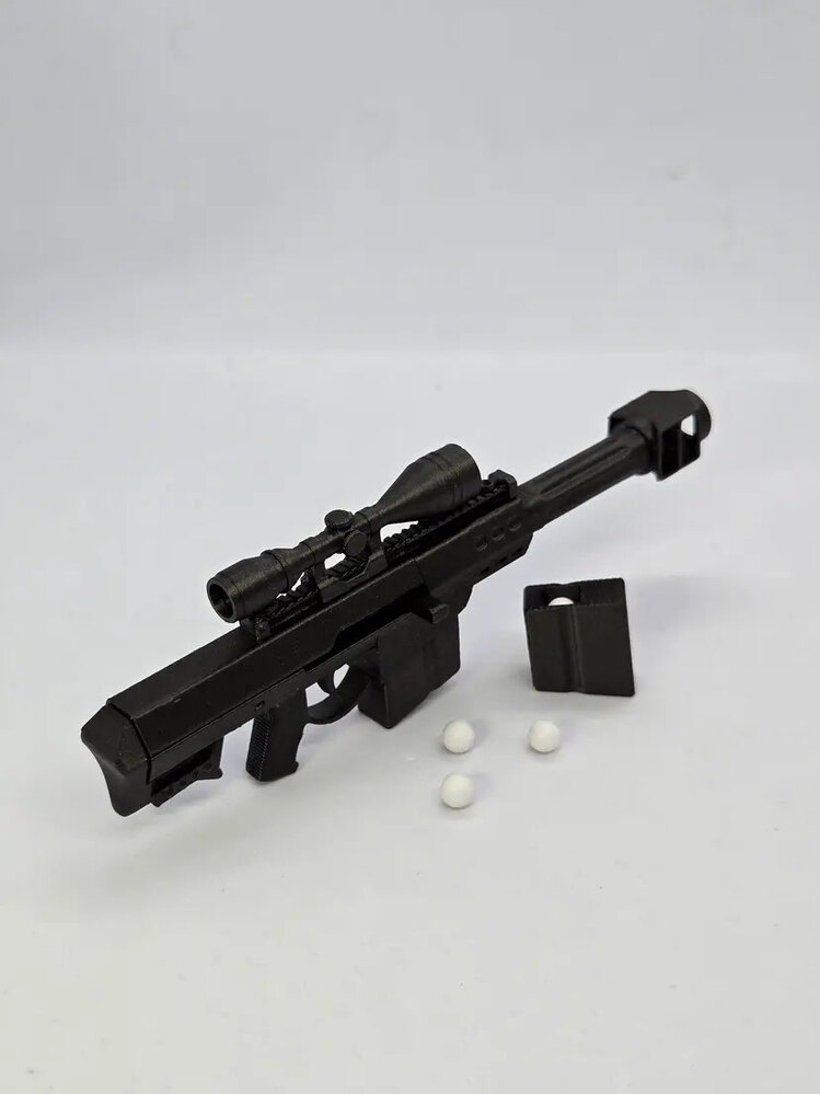 Boncuk Tabancası Anahtarlık - M82 Barrett