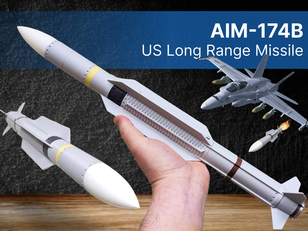 1:12 AIM-147B Uzun Menzilli Havadan Havaya Roket