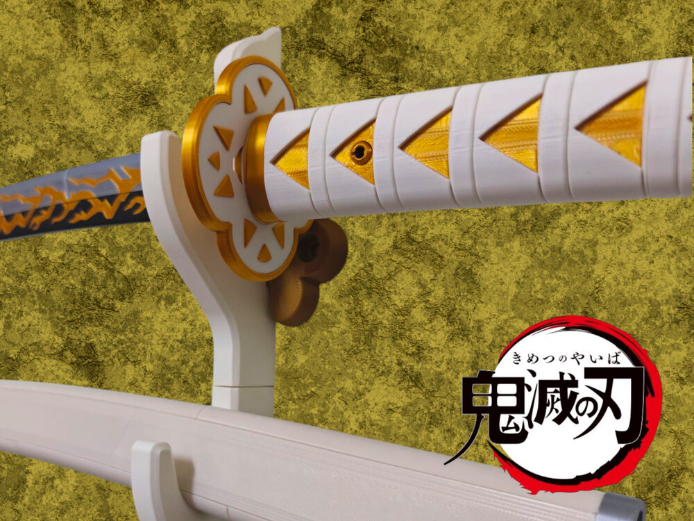 Demon Slayer Zenitsu Katana Seti (1 metre)