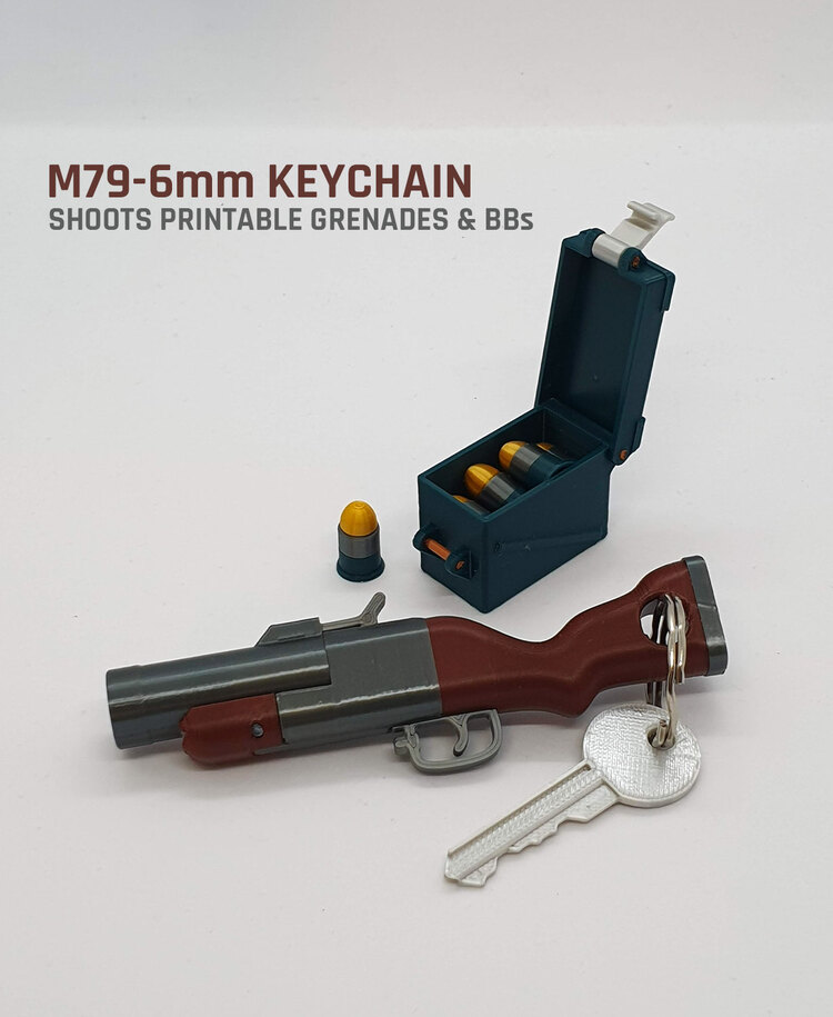 Boncuk Tabancası Anahtarlık - M79