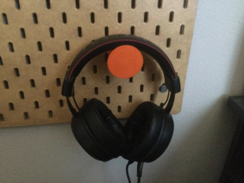 Ikea Skadis Pegboard Kulaklık Tutucu