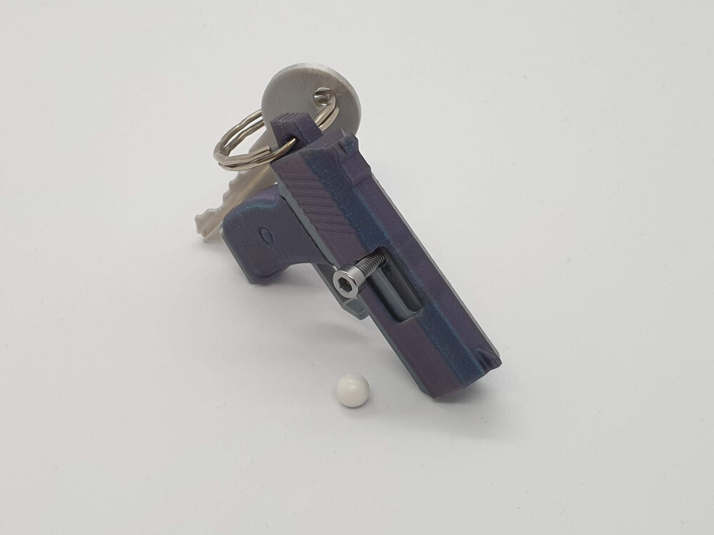Boncuk Tabancası Anahtarlık - Pistol