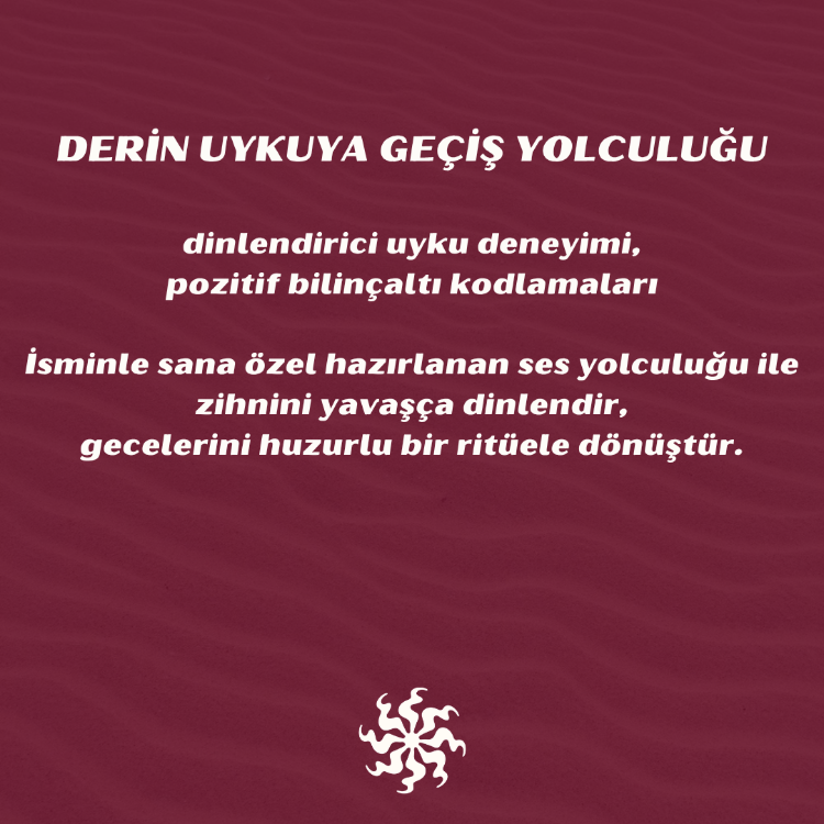 Derin Uyku Ses Yolculuğu