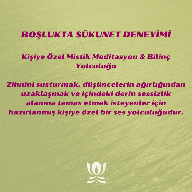 Boşlukta Sükûnet Deneyimi