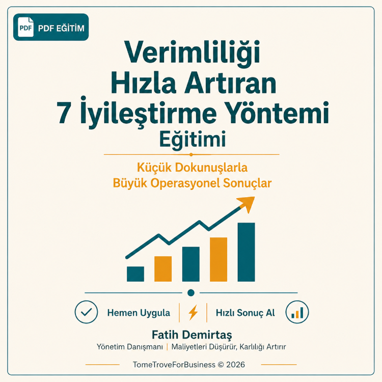 Verimlilikte 7 Hızlı İyileştirme Yöntemi Eğitimi
