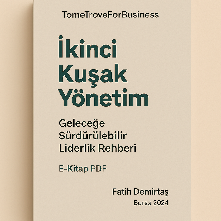 İKİNCİ KUŞAK YÖNETİM: GELECEĞE SÜRDÜRÜLEBİLİR LİDERLİK REHBERİ