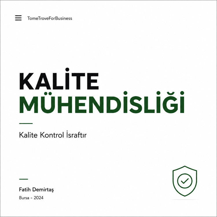 KALİTE MÜHENDİSLİĞİ E-Kitap - PDF