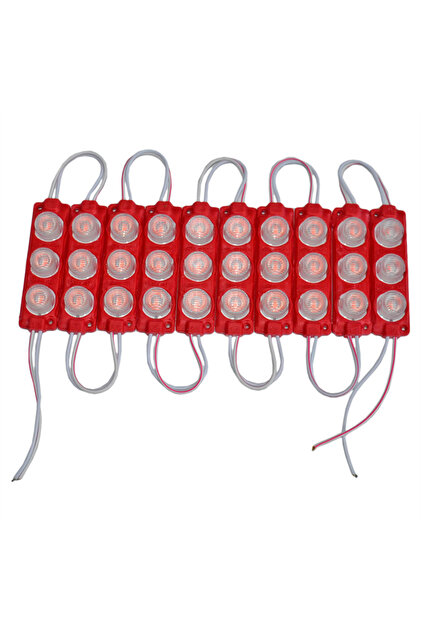 : PARMAK LAMBA CAMLI SOFT 12V KIRMIZI 20 Lİ PAKET