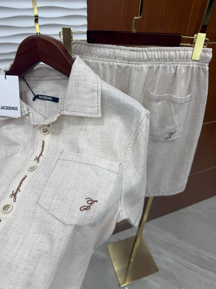JACQUEMUS Keten Kumaş İthal Takım