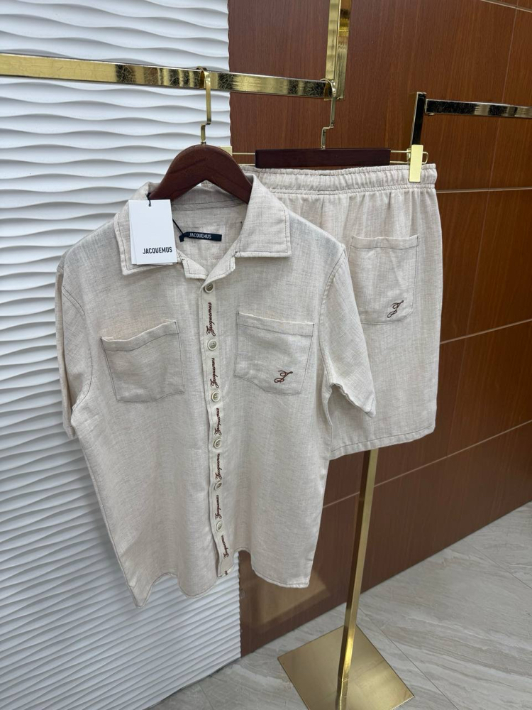 JACQUEMUS Keten Kumaş İthal Takım