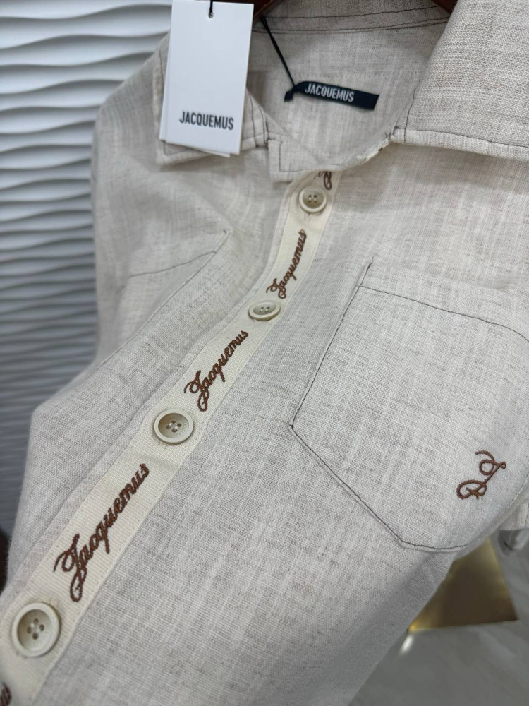 JACQUEMUS Keten Kumaş İthal Takım