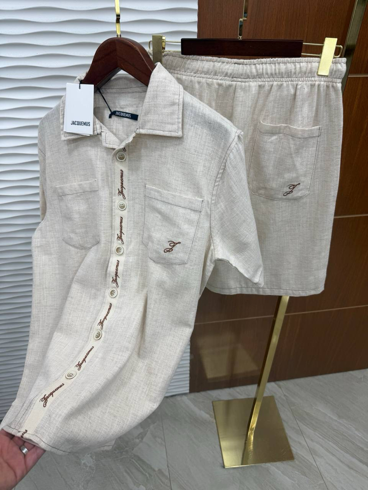 JACQUEMUS Keten Kumaş İthal Takım