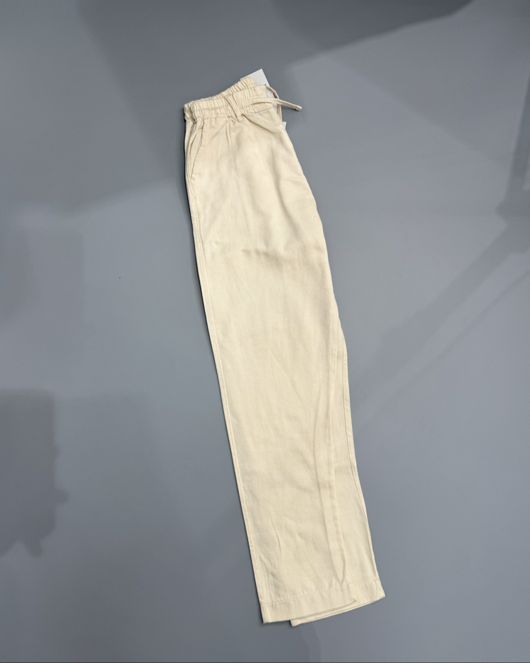 Regular bej pantolon
