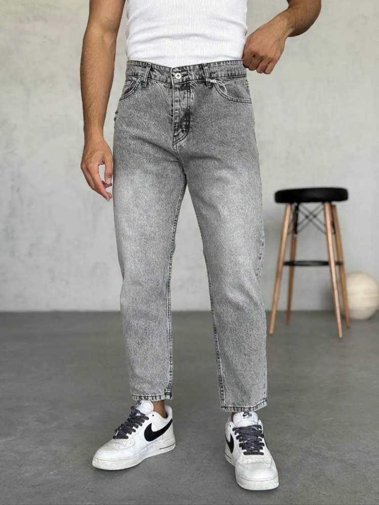 Füme boyfriend pantolon