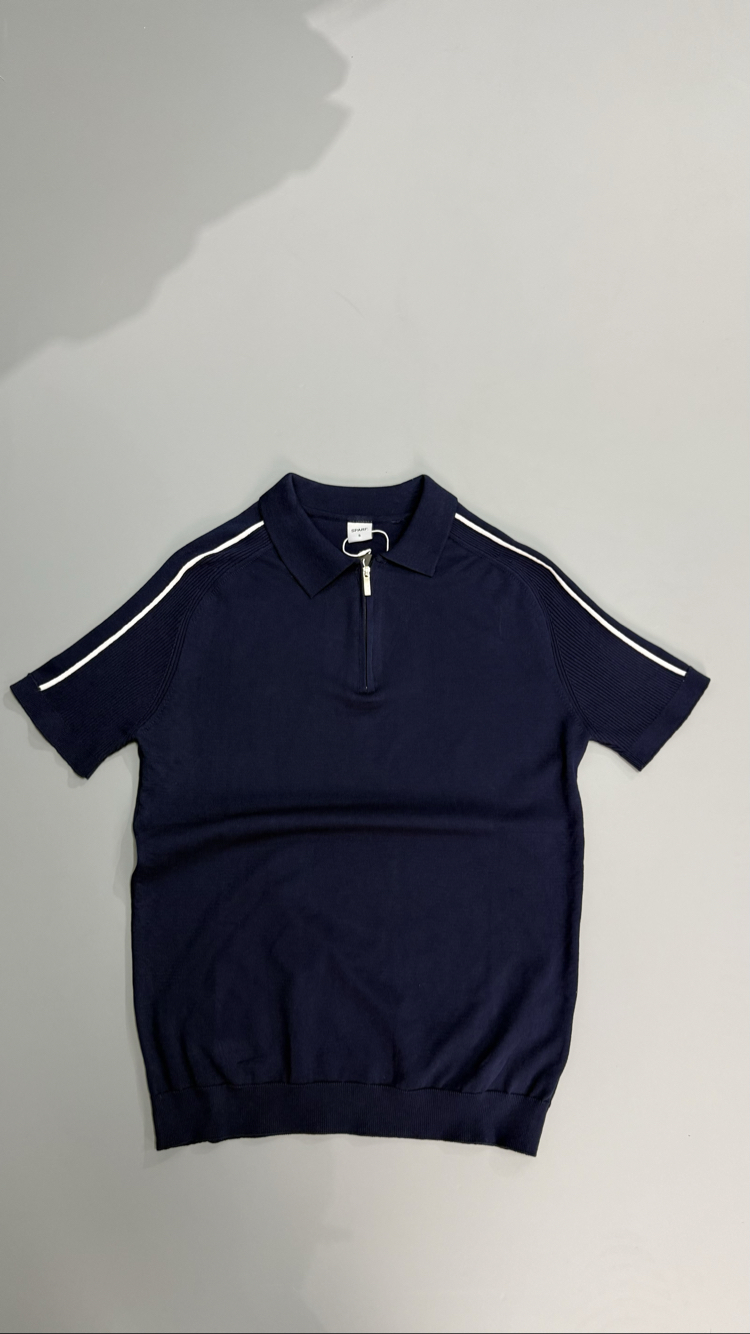 Fermuarlı polo yaka 