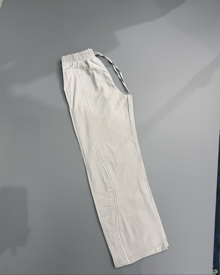 Gri baggy paraşüt kumaş