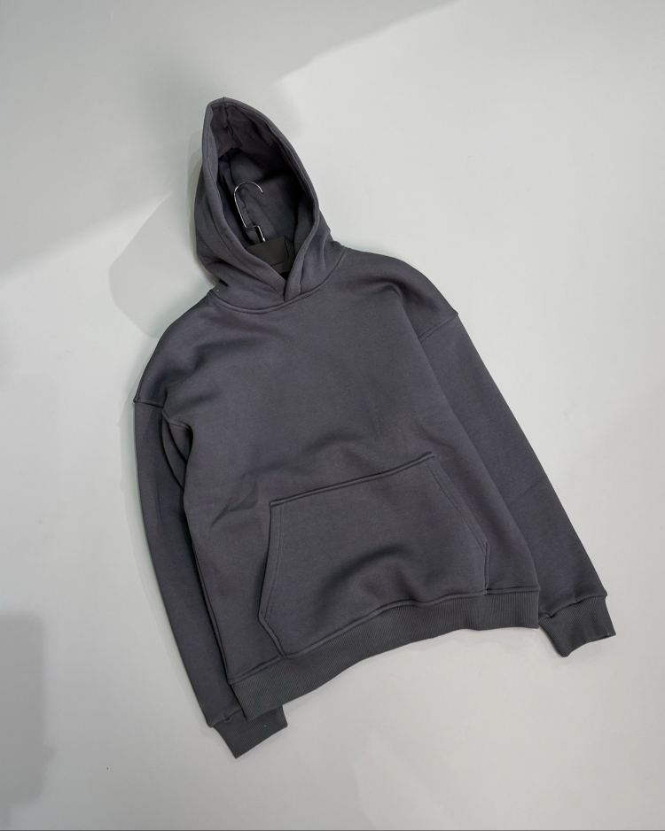 Antrasit oversize hoodie