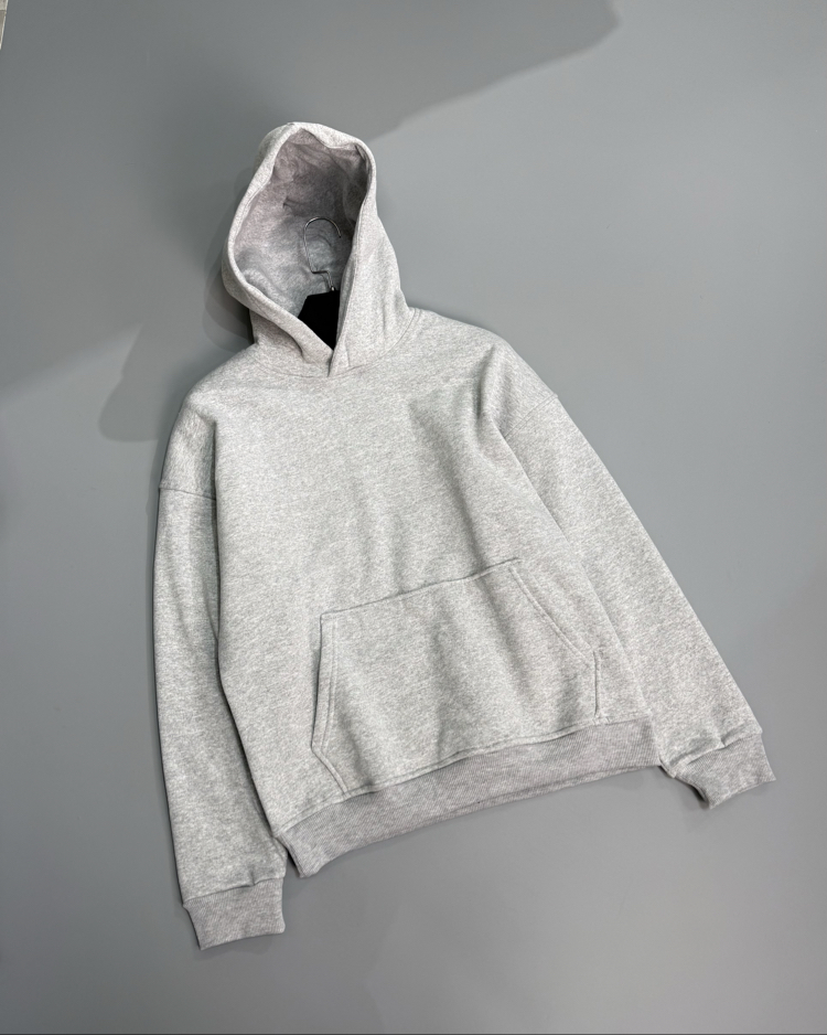 Gri oversize hoodie