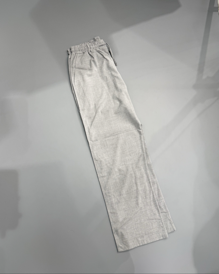 Bagg gri kumaş pantolon 