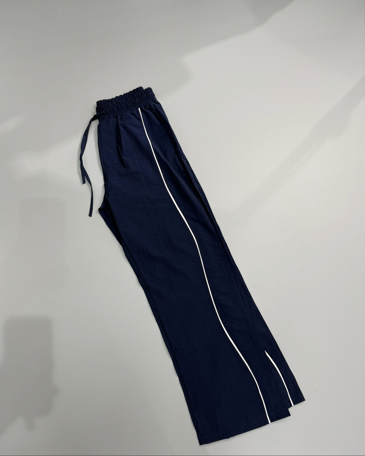 Lacivert baggy paraşüt kumaş