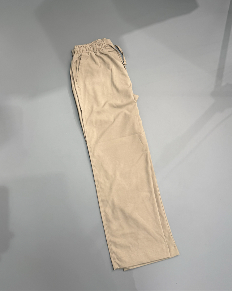 Bagg bej kumaş pantolon