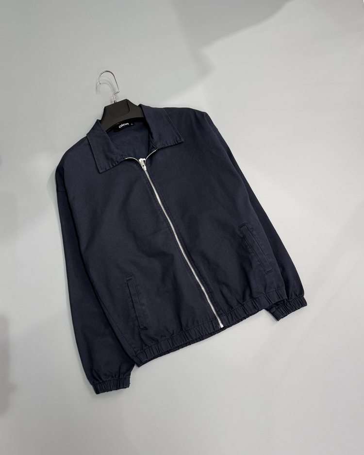 Lacivert oversize Gabardin ceket