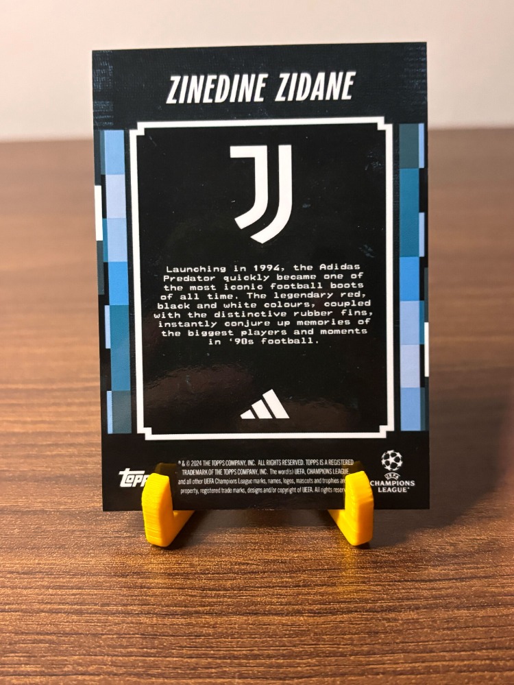 Zinedine Zidane 2024-25 Topps  /49 Numaralı Kartı