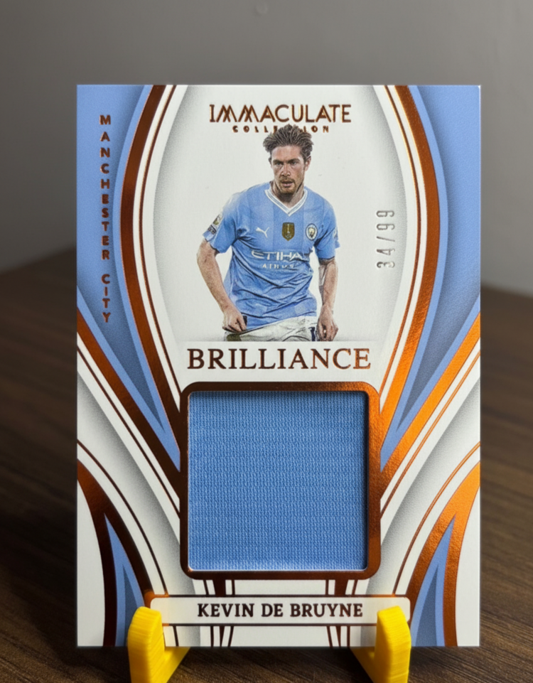 Kevin De Bruyne  2023-24 Panini Immaculate /99 Forma Parçalı Kart