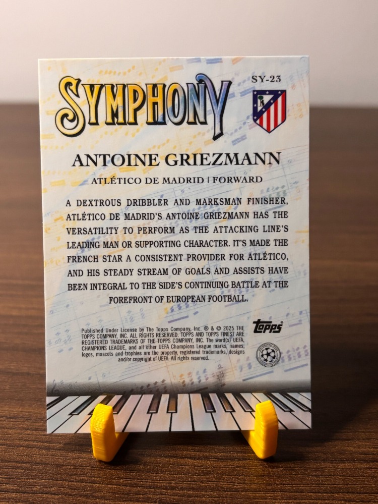 Topps Finest Griezmann /150 Numaralı Kartı