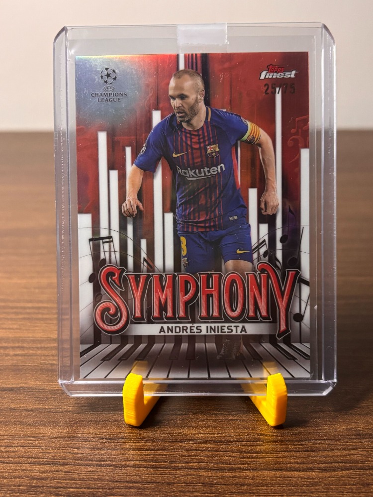 Topps Finest Andres Iniesta Symphony /75 numaralı Kartı