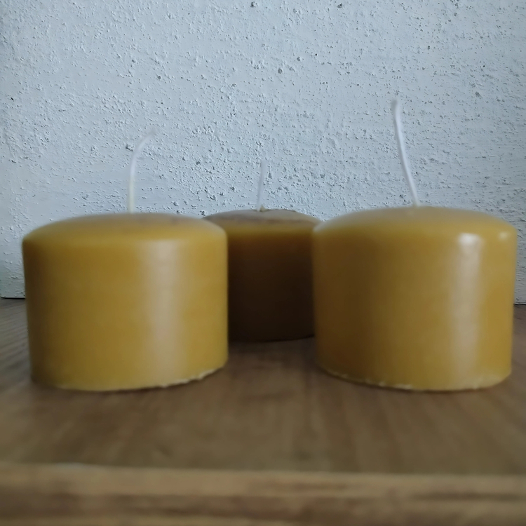Sakinlik Üçlüsü – Mini Balmumu Mum Seti (3’lü)