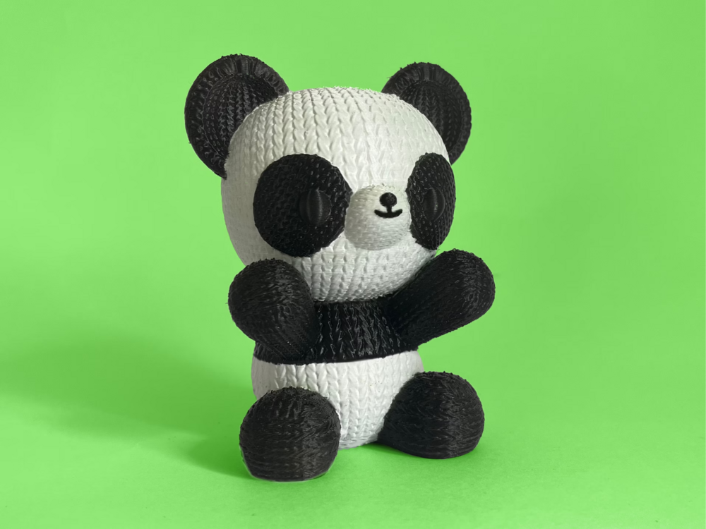 Sevimli Panda – 3D Örgü Tasarımı